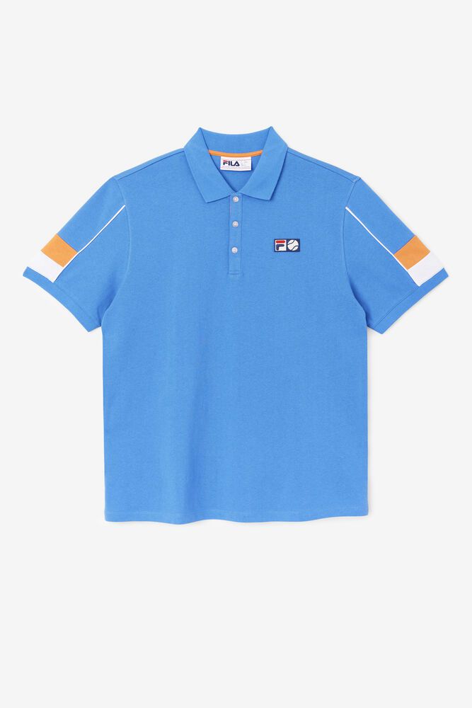 Fila Coda Polo Blue - Mens - 68053NTSV